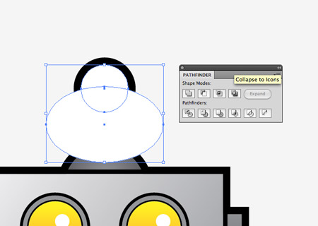 ترسیم یک ربات در ایلوستریتور